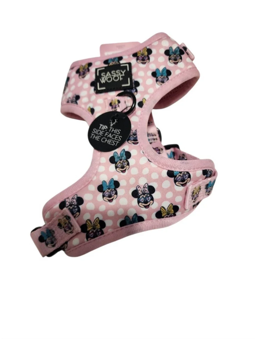 Sasyy Woof Minnie Mouse Dog Harness Nwt